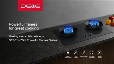 Introduktion af DE&E's Z5III-serie gaskomfur: Kraftig flamme, lækker madlavning